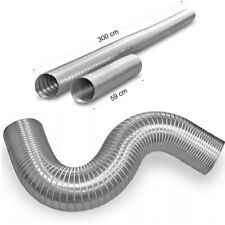 Aluflexrohr Flexrohr Lüftungsrohr Alurohr Schlauch Flexibel 3 Meter Ø 75-130 mm