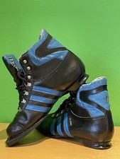 ADIDAS Helsinki Ski Langlauf Schuhe 60 70 Skischuhe WINTER Blau 10 43 44 L o OVP