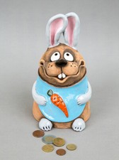 Spardose Keramik *Hase mit