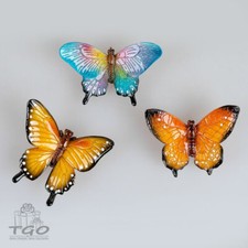 Formano Dekofigur Set 3er Schmetterling zum Hängen 9cm- 768407