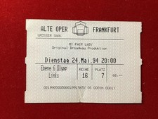 Sammeln - Seltenes - Eintrittskarte - Alte Oper Frankfurt - 1994