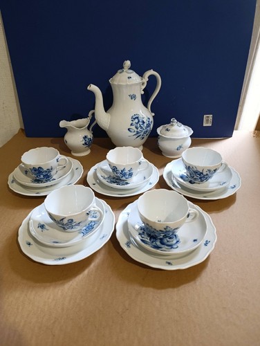 Meissen blaue blumen - blaue, caffee