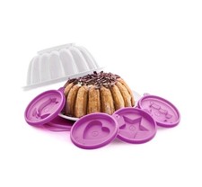 TUPPERWARE Geleeform Puddingform mit 4 Formen 1,2L
