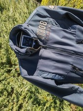 Top Herbst Kaputze Herren Männer Jacke Blau Marke Stangata Größe S  Extras 