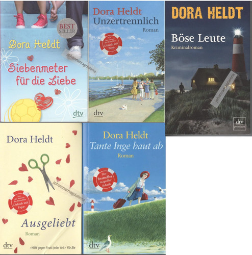 Konvolut bände dora heldt - 5,