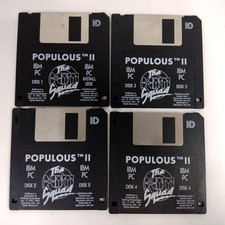 Populous 2 MS-DOS 3,5 Zoll