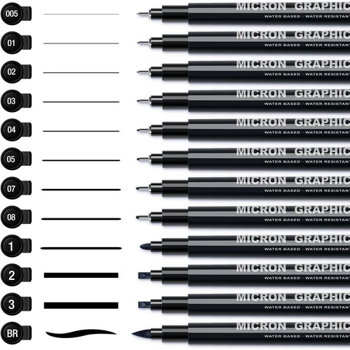 Fineliner schwarz stifte 12 - stifte,,