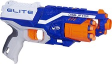 Hasbro Nerf N-Strike Disruptor Pistole B9837EU4 Spielzeugblaster Trommelmagazin