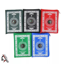 Muslimischer Gebetsteppich +Kompass Reisegebetsteppich Namaz Seccade Salah Islam