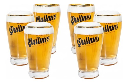 Lot gläser quilmes - 6,