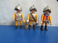 3 x Spanische Soldaten  z 4294 6678 5135 Bastion  Playmobil 8796