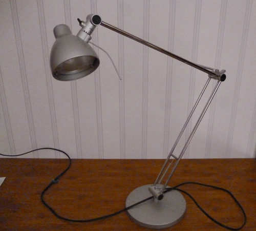 Silberne lampe - silberne, /