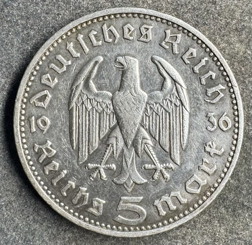 Reichsmark 1936 hindenburg - 1936,