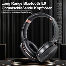 Bluetooth 5.0 Kabellos Stereo Bass Kopfhorer Kabellos Faltbare On Ear Kopfhörer