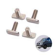 Edelstahl T-Schraube 4er Set für Schienen mit C-Profil für VW T5 T6 T6.1