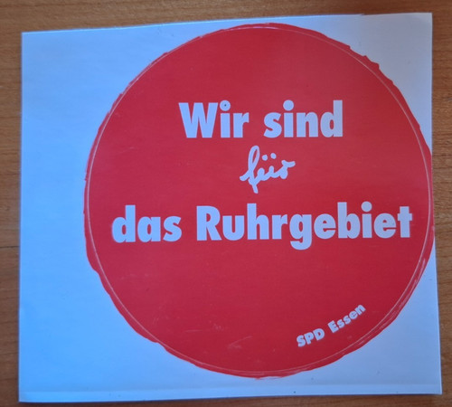 Aufkleber spd essen - aufkleber, "spd