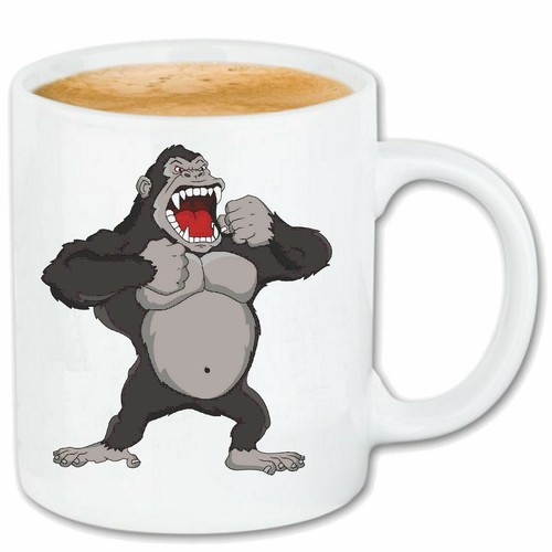 Kaffeetasse gorilla beim - kaffeetasse,