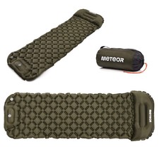 Luftmatratze mit Fußpumpe Isomatte Camping Campingmatte Ultraleicht 190x56x4