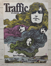 Traffic - In Concert Original Plakat Kieser Poster 81 x 60 Zustand: sehr gut