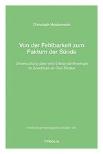 Von der Fehlbarkeit zum Faktum der Sünde Christoph Heidenreich Taschenbuch 2025