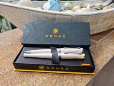 Cross Sauvage Forever Pearl Füllfederhalter mit 18 K Feder und Kugelschreiber