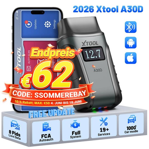 Xtool a30d auslesegerät kfz - xtool,