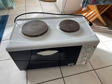 Mini-Backofen ETH 3502W Schwarz mit Kochplatte, Grillfunktion - Neupreis 84,99€