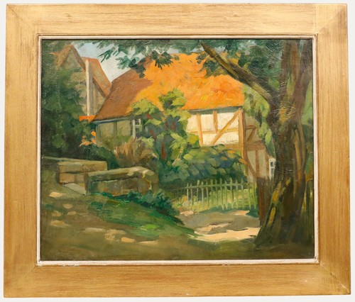 Gerahmtes öl aus - dem, 20