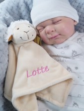 ❤️ Schmusetuch bestickt mit Namen ❤️ Schnuffeltuch ❤️ Kuscheltuch ❤️ GESCHENK  ❤