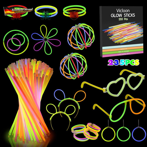 Knicklichter set 100 neon - set,