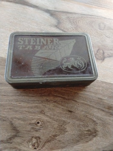 Alte blechdose steiner tabak - blechdose,