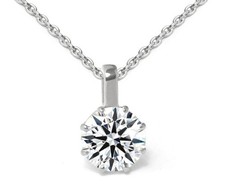 Gold necklace in 585 White