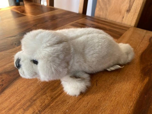Stofftier robbe von wwf - stofftier,