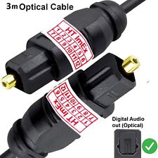 3m Audio Optisches Toslink Kabel für Arcam irDAC Digital-to-analog converter