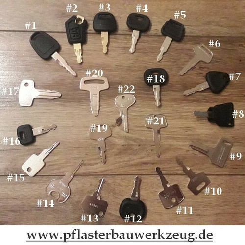 Baumaschinen schlüssel - 22,