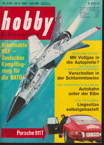 Hobby magazin heft von 1968 - heft, 6