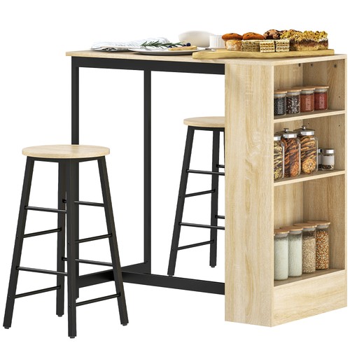 Homcom bartisch mit barhocker - homcom,