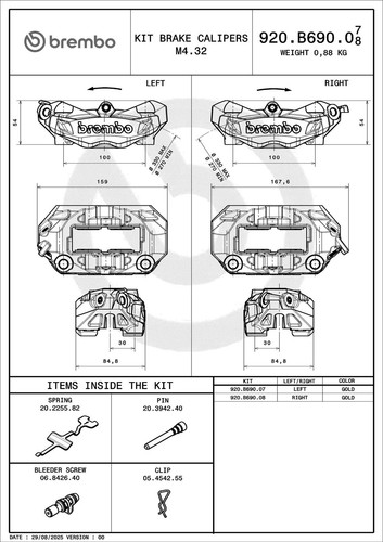 Brembo bremssattel prime - bremssattel,