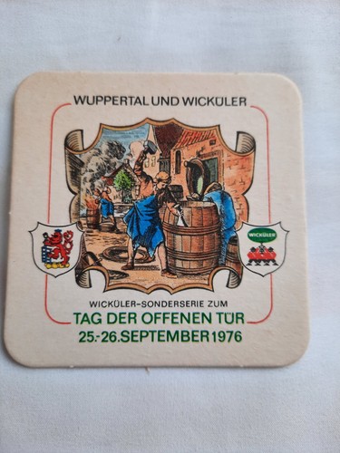 Alter bierdeckel wicküler - bierdeckel,