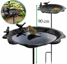 Vogeltränke mit erdspieß - vogeltränke,