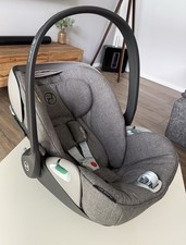 Cybex Cloud Z2 I-Size Babyschale, Soho Grey Plus, mit Sonnenschutz