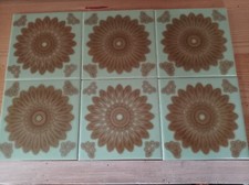 6 DDR FLIESEN  70ER Mint