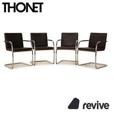 4er Garnitur Thonet S 60 Leder