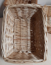 2 Weidenkörbe - viereckig 