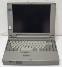 TOSHIBA Super Retro 11,3" Retro Notebook Laptop CD-ROM COM VGA DEFEKT!! PS/2