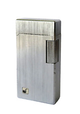 Edles Sarome Flint Pfeifenfeuerzeug/ Gas Feuerzeug - Silber - SD1-61, Japan