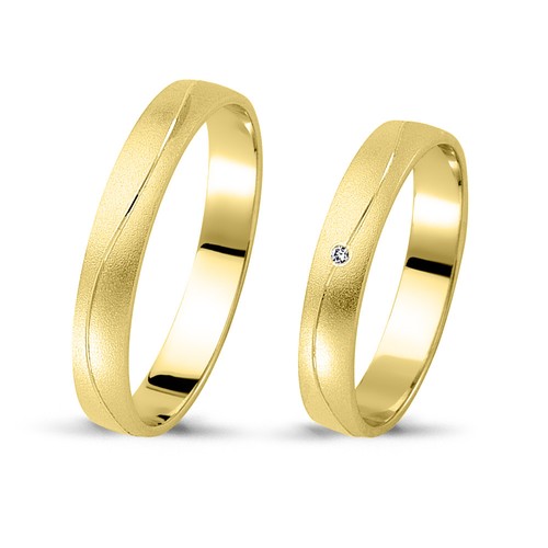 Paar trauringe 333 gold - trauringe,