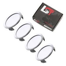 4x Radnabenkappe Nabendeckel Felgendeckel Silber ø 75mm für AUDI TT 8J 8N FV