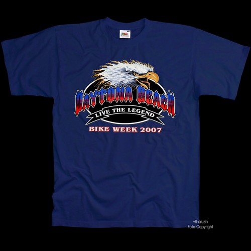 Biker shirt daytona beach - t-shirt,