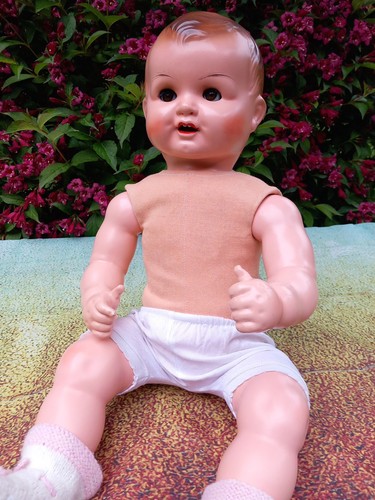 Alte puppe baby 50cm - puppe,